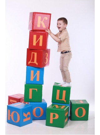  М'які модульні кубики Букви